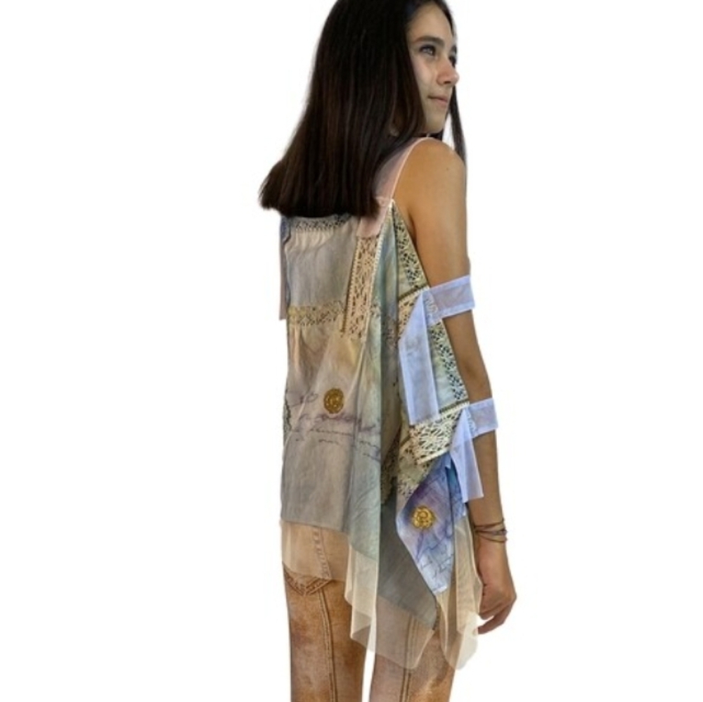 IPNG Never Enough Shawl Blouse Butterfly Fairycore Garden Party One Size - Picture 3 of 10